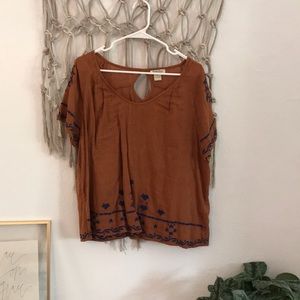 LUCKY BRAND Peasant Top